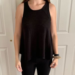 black tank top